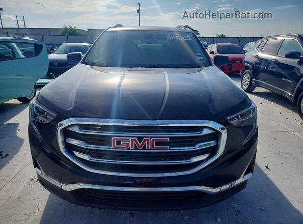 3GKALPEX3JL168766 2018 GMC TERRAIN Black Front view