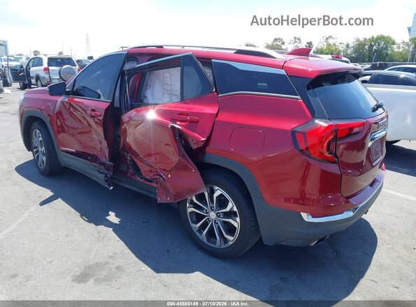 3GKALPEX3JL240095 2018 GMC TERRAIN Red Trasero izquierdo
