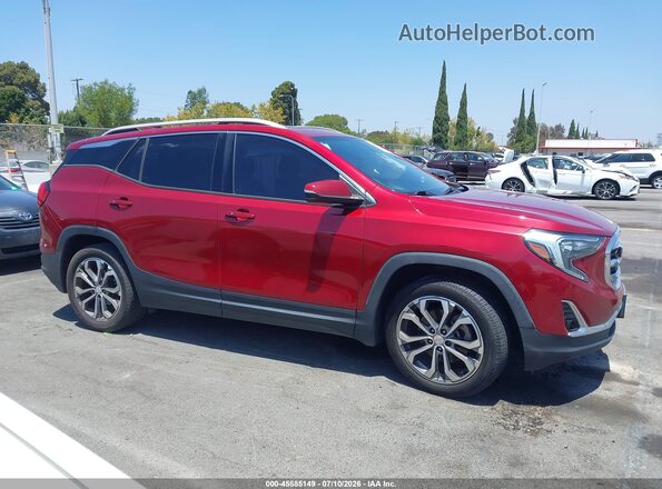 3GKALPEX3JL240095 2018 GMC TERRAIN Red Vista del cuadro de instrumentos