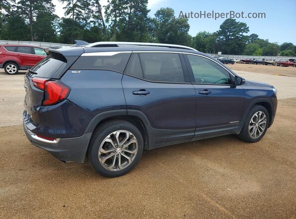 3GKALPEX4JL145416 2018 GMC TERRAIN Синий Задняя правая четверть
