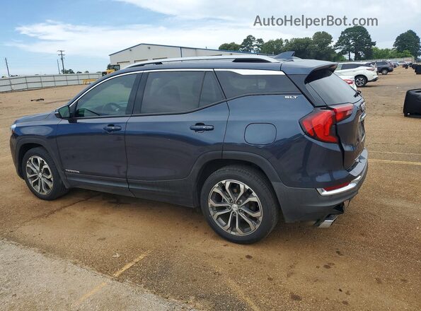 3GKALPEX4JL145416 2018 GMC TERRAIN Синий Задняя левая четверть
