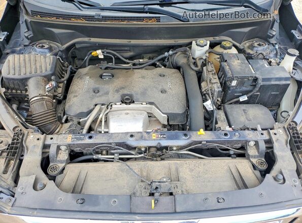 3GKALPEX4JL145416 2018 GMC TERRAIN Синий Вид задней части салона