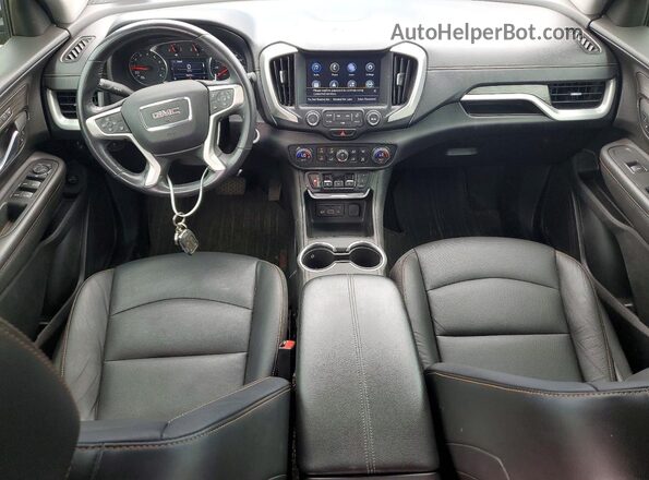 3GKALPEX4JL145416 2018 GMC TERRAIN Синий Вид панели приборов