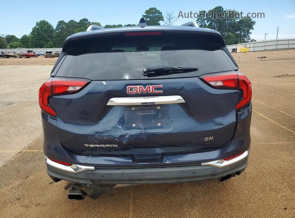 3GKALPEX4JL145416 2018 GMC TERRAIN Синий Вид сзади