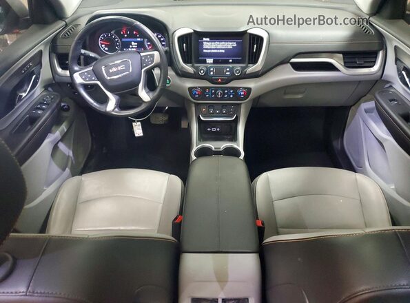 3GKALPEX4KL130755 2019 GMC TERRAIN Silver წინა პანელის ხედი