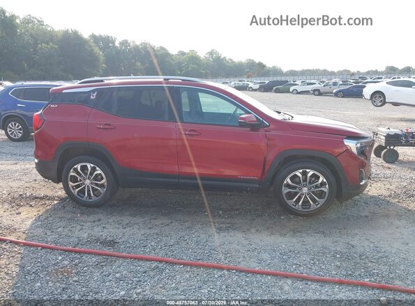 3GKALPEX4KL184623 2019 GMC TERRAIN Красный Вид задней части салона
