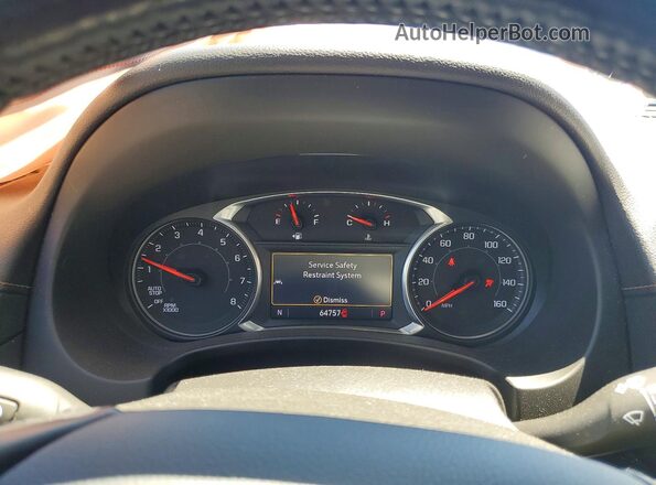 3GKALPEX4LL243476 2020 GMC TERRAIN Black Instrument cluster view