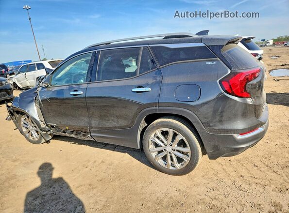 3GKALPEX5KL215880 2019 GMC TERRAIN Gray Trasero izquierdo