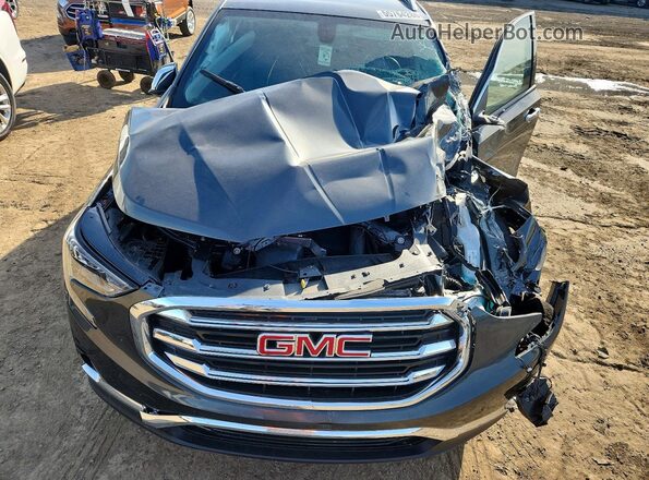 3GKALPEX5KL215880 2019 GMC TERRAIN Gray Vista del compartimento del motor