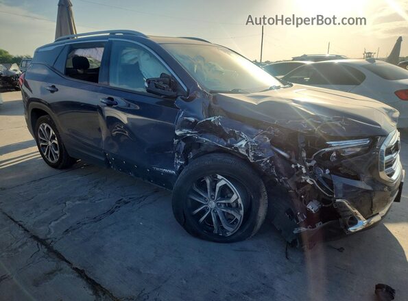 3GKALPEX6KL102214 2019 GMC TERRAIN Gray Front right