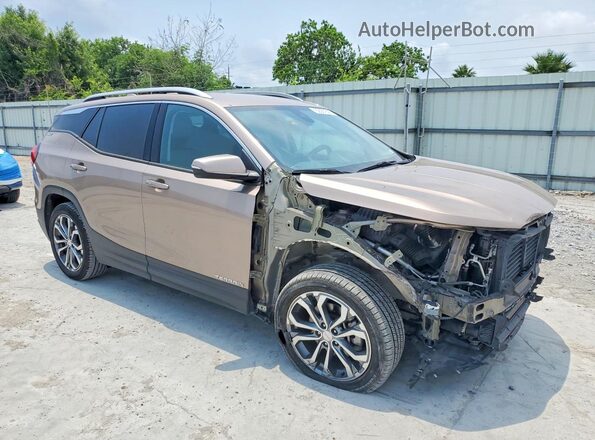3GKALPEX6KL105811 2019 GMC TERRAIN Brown Delantero derecho