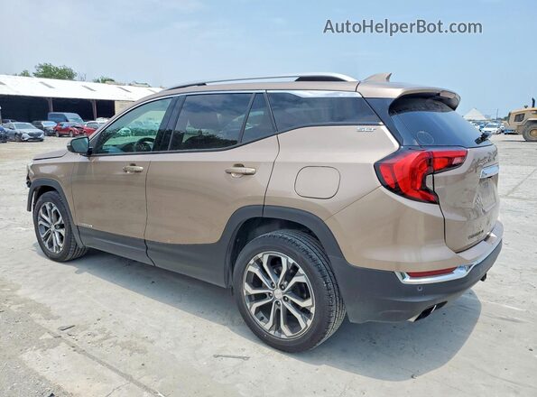 3GKALPEX6KL105811 2019 GMC TERRAIN Brown Trasero izquierdo