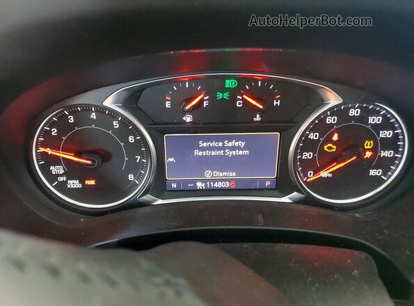 3GKALPEX6LL299256 2020 GMC TERRAIN Gray Vista del cuadro de instrumentos
