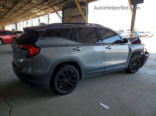 3GKALPEX6LL299256 2020 GMC TERRAIN Gray Trasero derecho