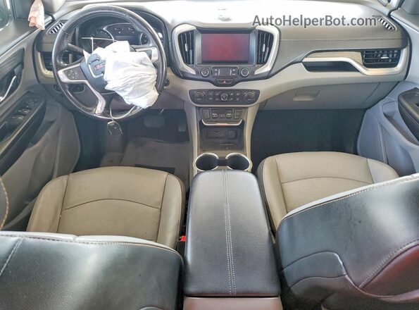 3GKALPEX8KL299256 2019 GMC TERRAIN White წინა პანელის ხედი
