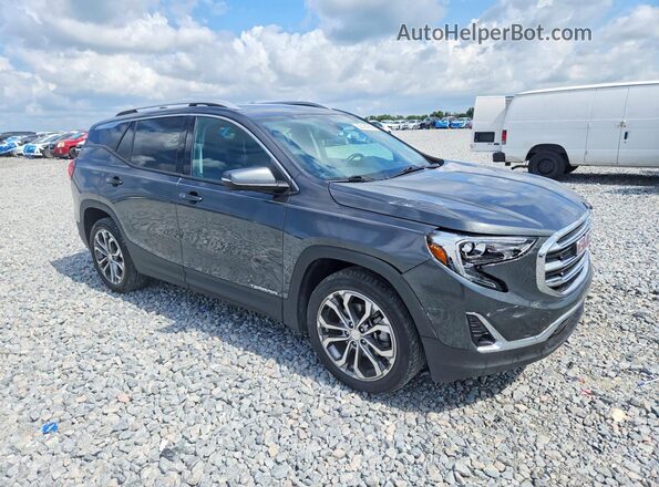3GKALPEX8KL354255 2019 GMC TERRAIN Gray Przód prawy