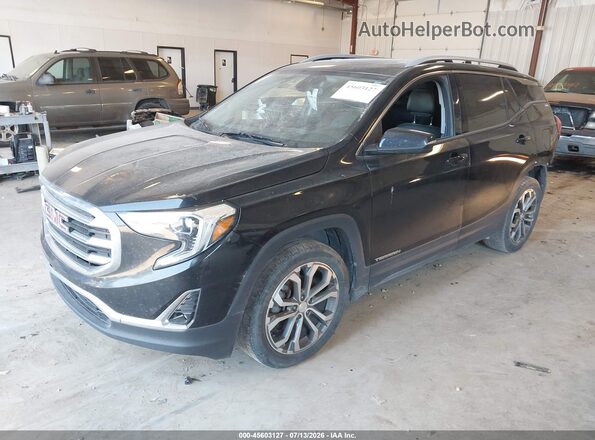 3GKALPEX8LL226986 2020 GMC TERRAIN Black Առջևի ձախ երեք քառորդ տեսարան