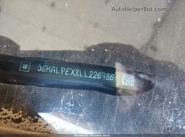 3GKALPEX8LL226986 2020 GMC TERRAIN Black Շարժիչի բաժամունքի տեսք