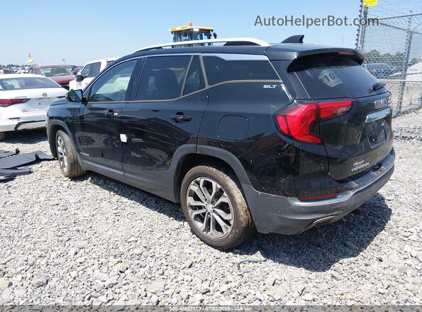 3GKALPEXXJL333289 2018 GMC TERRAIN Black უკანა მარცხენა