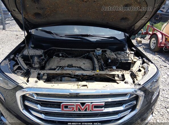 3GKALPEXXJL333289 2018 GMC TERRAIN Black უკანა ხედი