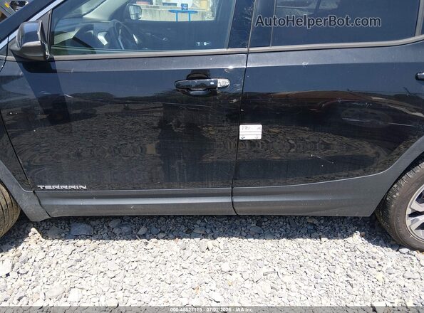 3GKALPEXXJL333289 2018 GMC TERRAIN Black წინა ხედი