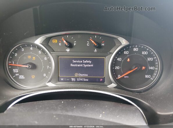 3GKALPEXXKL340244 2019 GMC TERRAIN White უკანა სავარძლების ხედი