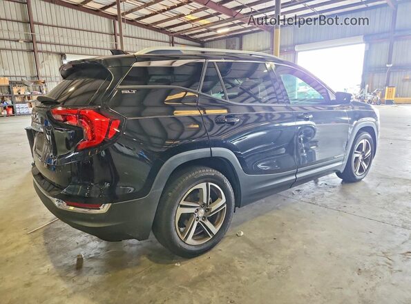 3GKALREU6JL145029 2018 GMC TERRAIN Черный Задняя правая четверть