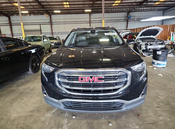3GKALREU6JL145029 2018 GMC TERRAIN Черный Вид спереди