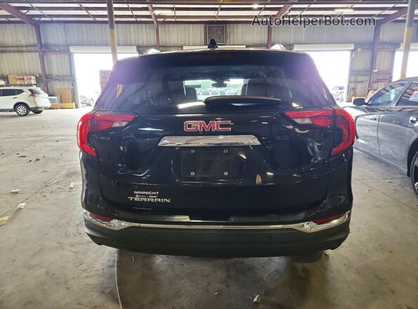 3GKALREU6JL145029 2018 GMC TERRAIN Черный Вид сзади