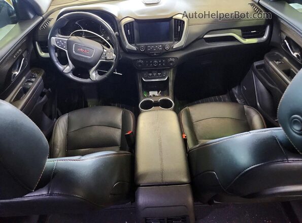 3GKALREU6JL145029 2018 GMC TERRAIN Черный Вид панели приборов