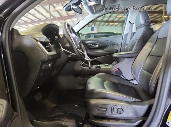 3GKALREU6JL145029 2018 GMC TERRAIN Черный Вид салона спереди