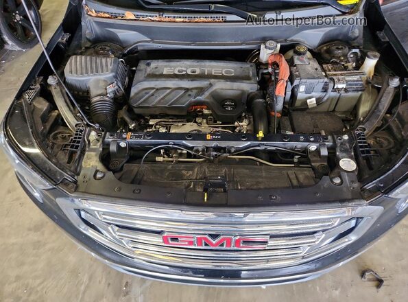 3GKALREU6JL145029 2018 GMC TERRAIN Черный Вид задней части салона