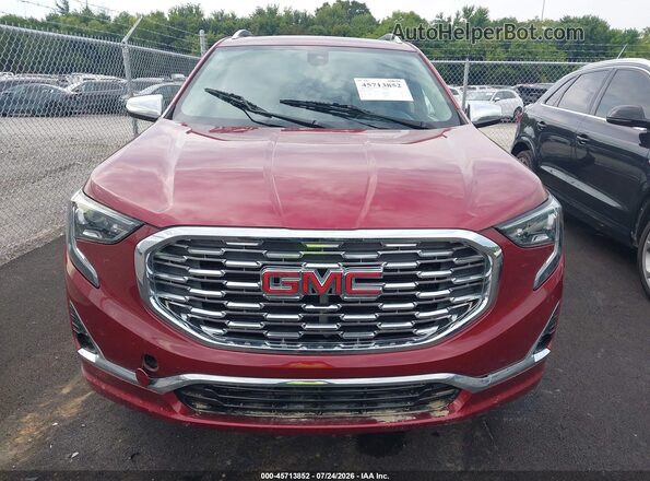 3GKALSEX0JL148767 2018 GMC TERRAIN Красный Вид спереди