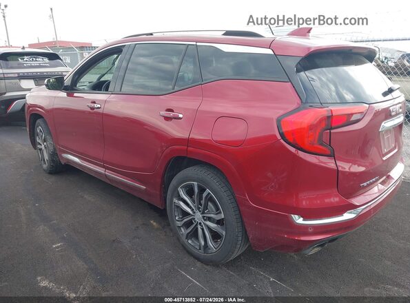 3GKALSEX0JL148767 2018 GMC TERRAIN Красный Задняя левая четверть