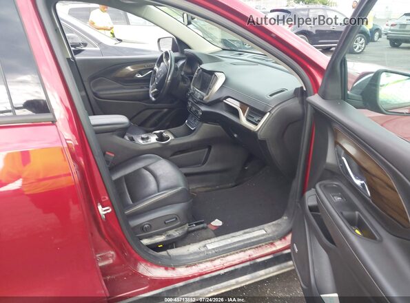 3GKALSEX0JL148767 2018 GMC TERRAIN Красный Вид салона спереди