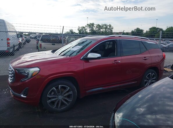 3GKALSEX0JL148767 2018 GMC TERRAIN Красный Панорамный вид салона 360°