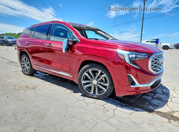 3GKALSEX0KL256887 2019 GMC TERRAIN Red Przód prawy