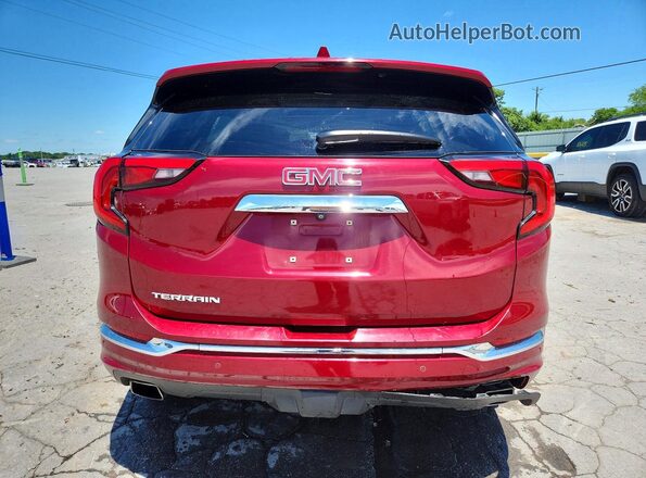 3GKALSEX0KL256887 2019 GMC TERRAIN Red Widok z tyłu