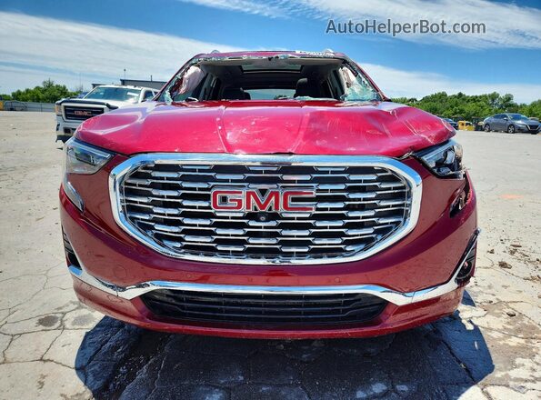 3GKALSEX0KL256887 2019 GMC TERRAIN Red Widok z przodu