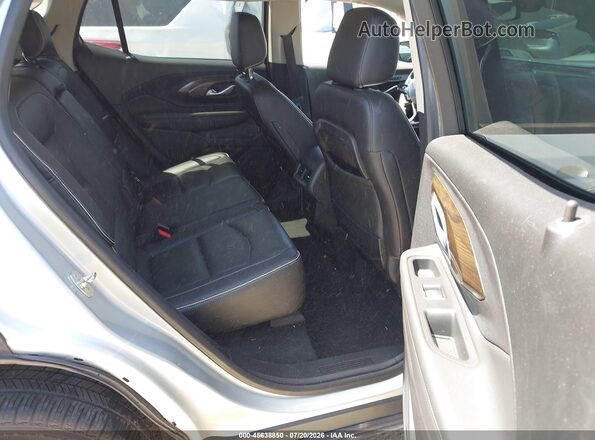 3GKALSEX1JL157588 2018 GMC TERRAIN Silver VIN sticker view