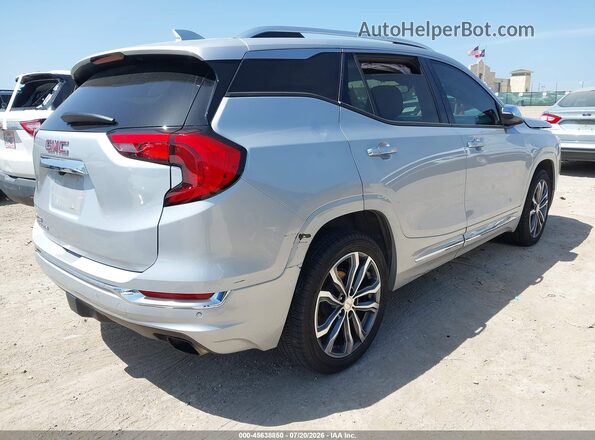 3GKALSEX1JL157588 2018 GMC TERRAIN Silver Rear right