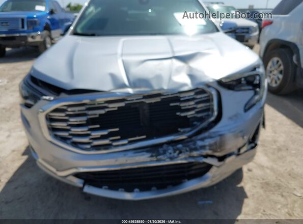 3GKALSEX1JL157588 2018 GMC TERRAIN Silver Front view
