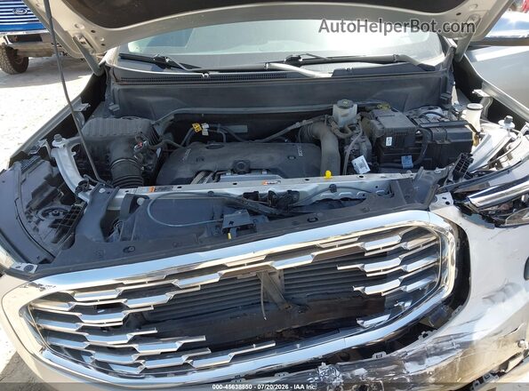 3GKALSEX1JL157588 2018 GMC TERRAIN Silver Rear view