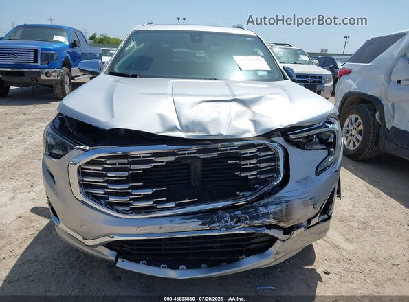 3GKALSEX1JL157588 2018 GMC TERRAIN Silver Rear interior view