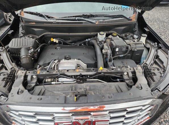 3GKALSEX1KL321374 2019 GMC TERRAIN Black Vista del compartimento del motor