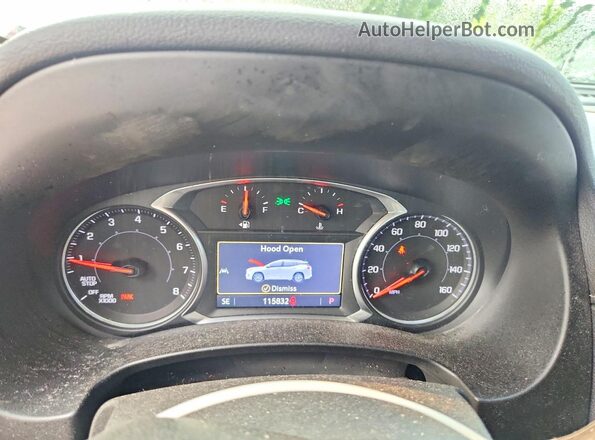 3GKALSEX5LL313358 2020 GMC TERRAIN White Instrument cluster view
