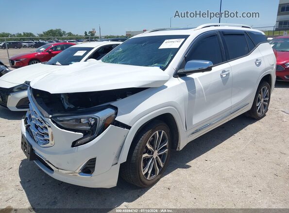 3GKALSEX7KL184554 2019 GMC TERRAIN White Передня ліва чверть
