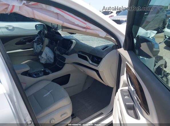 3GKALSEX7KL184554 2019 GMC TERRAIN White Вид салону спереду