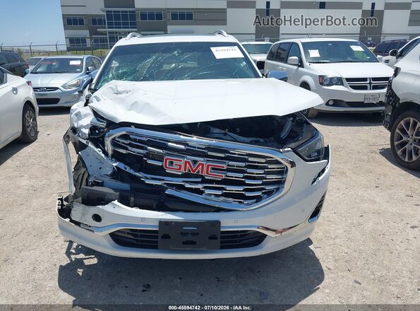 3GKALSEX7KL184554 2019 GMC TERRAIN White Вид щитка приладів