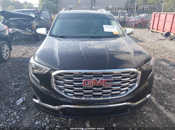 3GKALSEX8LL105796 2020 GMC TERRAIN Black Вид щитка приладів